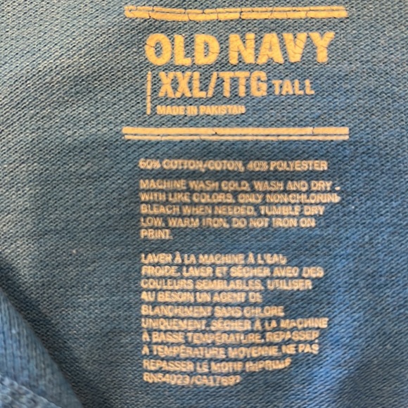 Old Navy blue polo - Picture 3 of 3